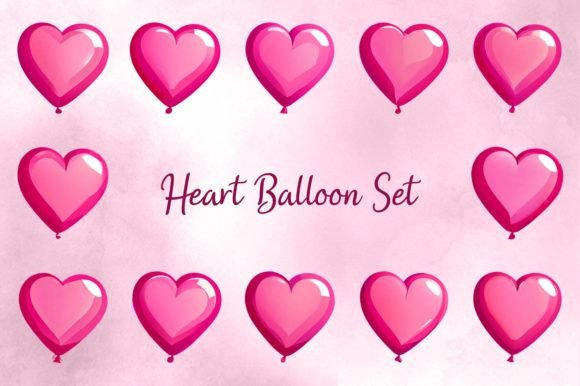 Download Heart Balloon Set - Premium Resources