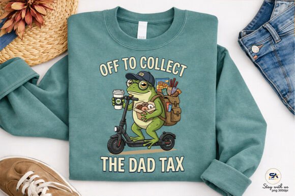 Download Dad Tax Funny Frog Dad PNG Humor Shirt - Humor shirt Collection