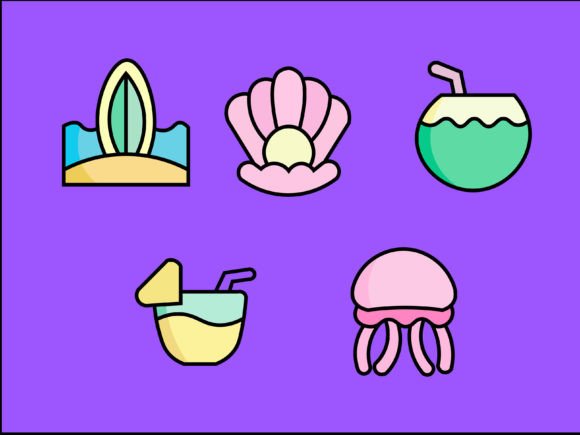 Download Bundle Tropical Illustrations - Tropical illustrations Collection
