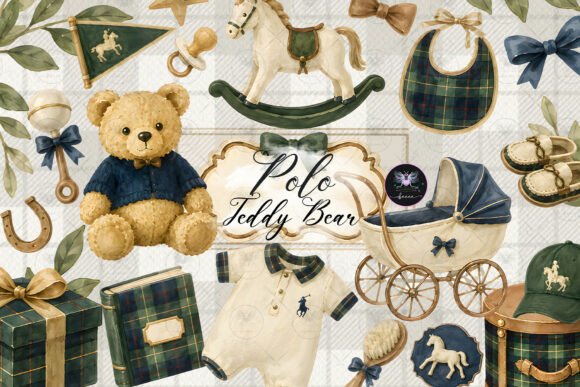 Download Polo Teddy Bear Baby Boy Clipart - Teddy bear Collection