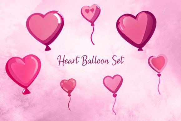 Download Heart Balloon Set - Premium Resources