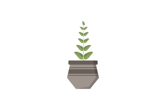 Download Beauty Tropical Illustrations Floral Pot - Tropical illustrations Collection