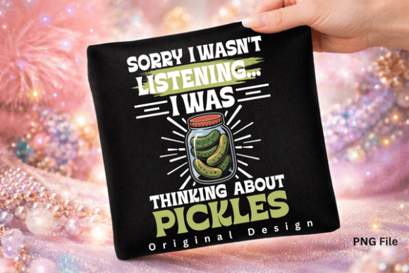 Download Fynny Thinking Pickles Humor Shirt PNG - Humor shirt Collection