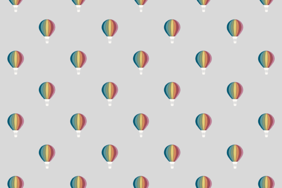 Download Hot Air Balloon Seamless Pattern - Premium Resources